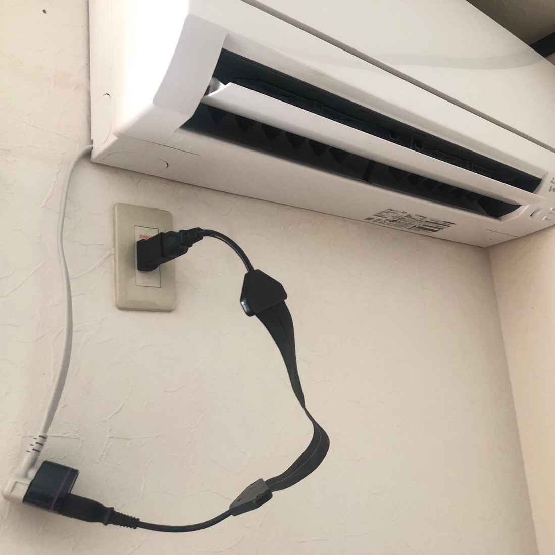 using extention cord Air Conditioner